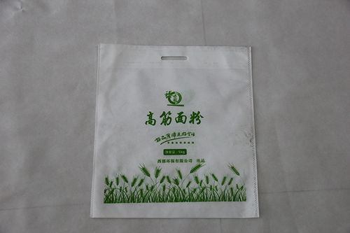 彩印无纺布覆膜面粉袋源头好货 绿恒无纺布